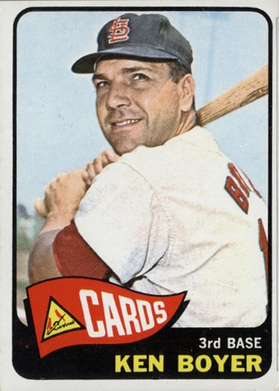 1965 Topps #100 Ken Boyer, St. Louis Cardinals