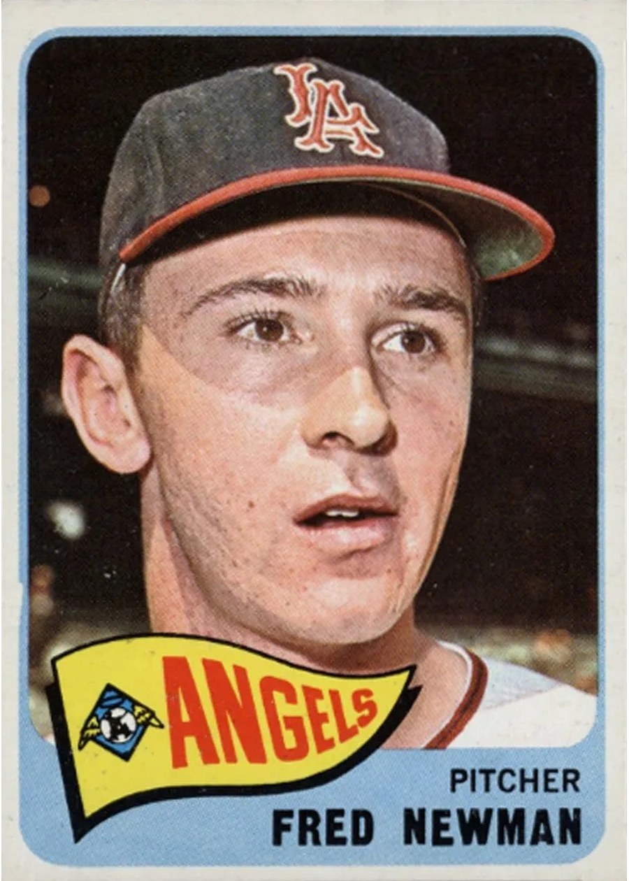 1965 Topps #101 Fred Newman, Los Angeles Angels