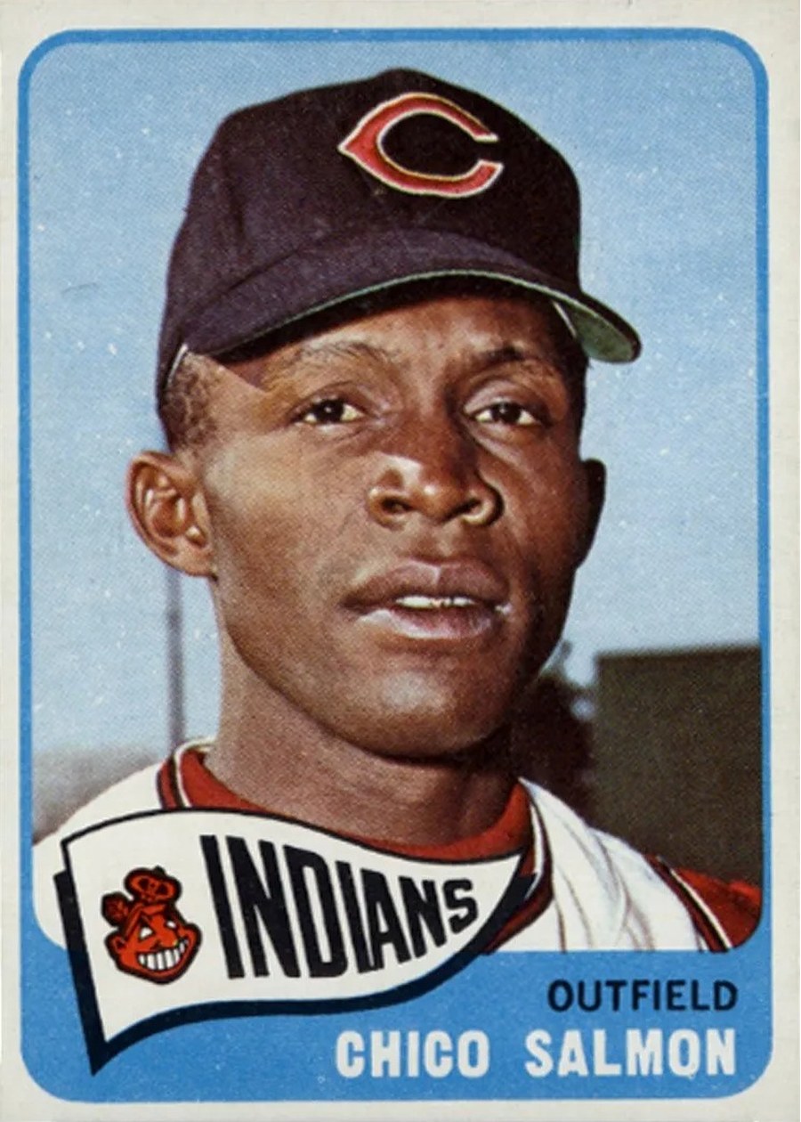 1965 Topps #105 Chico Salmon, Cleveland Indians