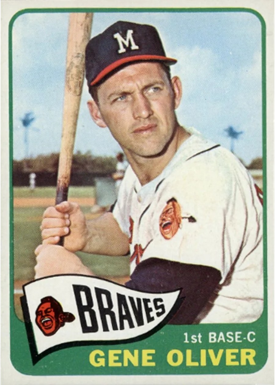 1965 Topps #106 Gene Oliver, Milwaukee Braves