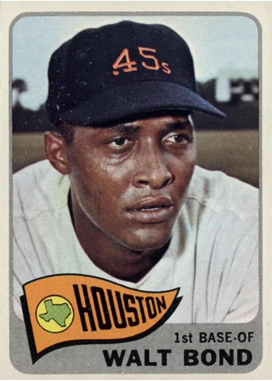 1965 Topps #109 Walt Bond, Houston Astros
