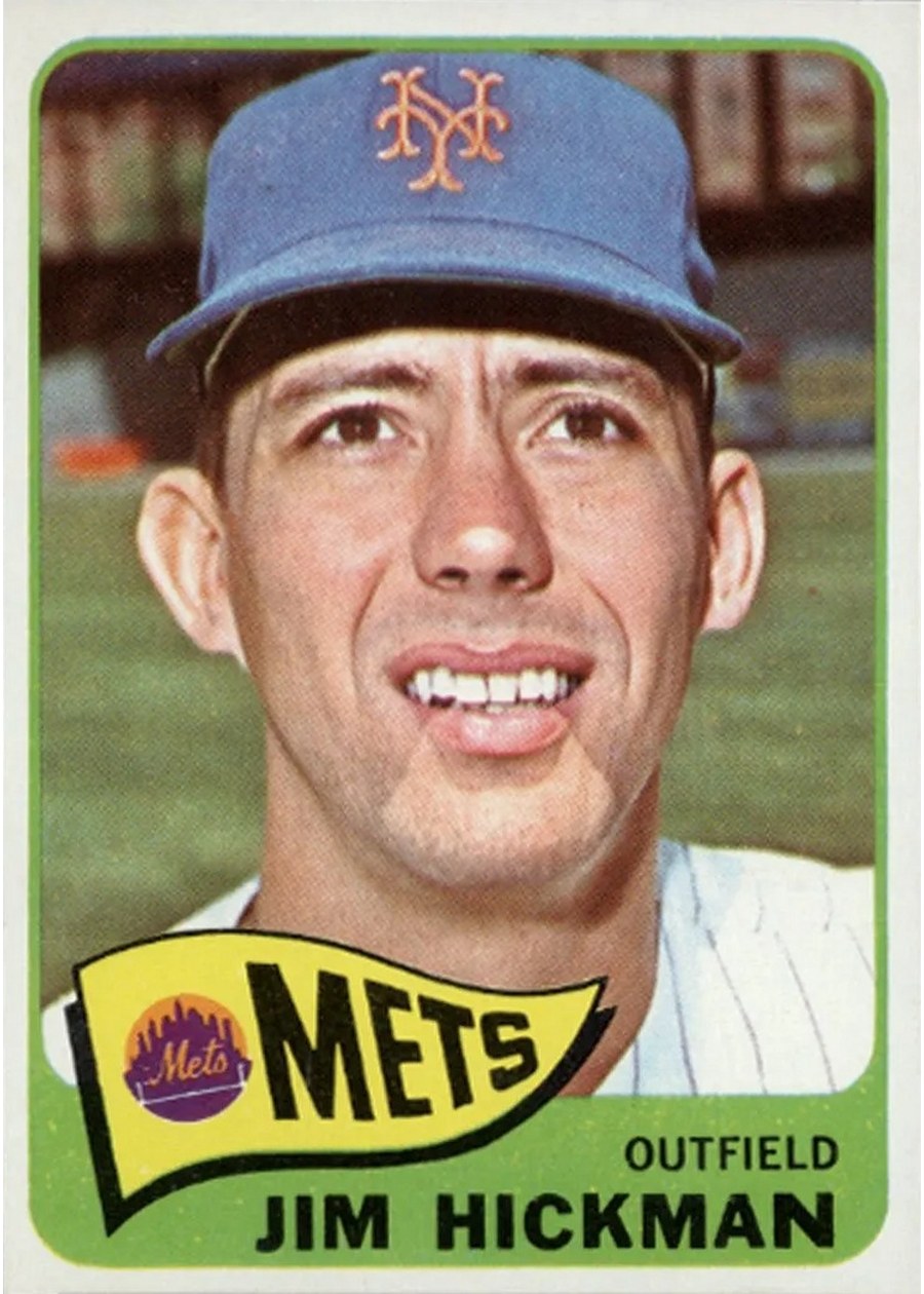 1965 Topps #114 Jim Hickman, New York Mets