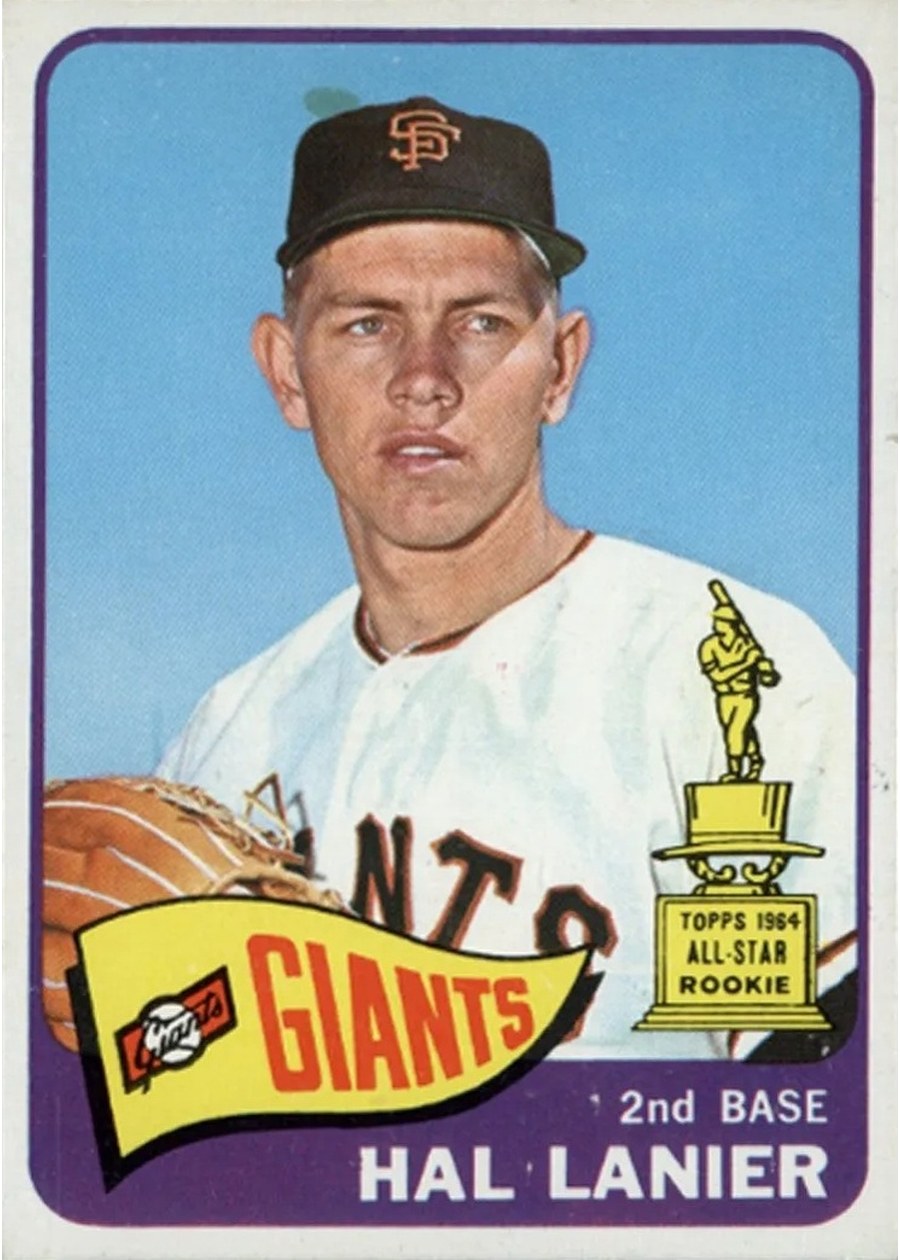 1965 Topps #118 Hal Lanier, San Francisco Giants