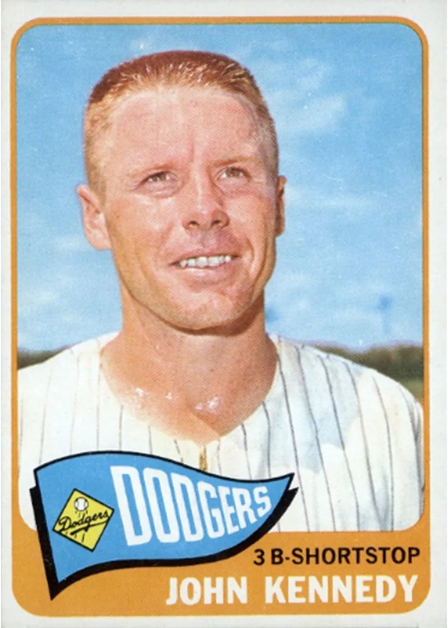 1965 Topps #119 John Kennedy, Los Angeles Dodgers