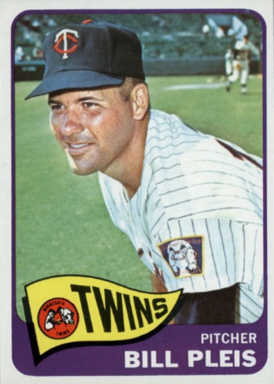 1965 Topps #122 Bill Pleis, Minnesota Twins