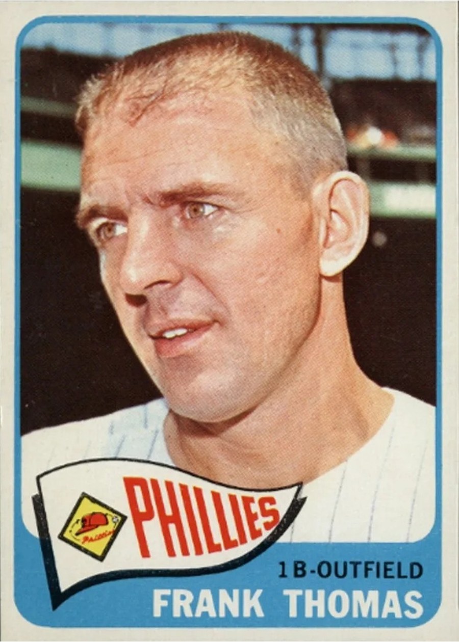 1965 Topps #123 Frank Thomas, Philadelphia Phillies