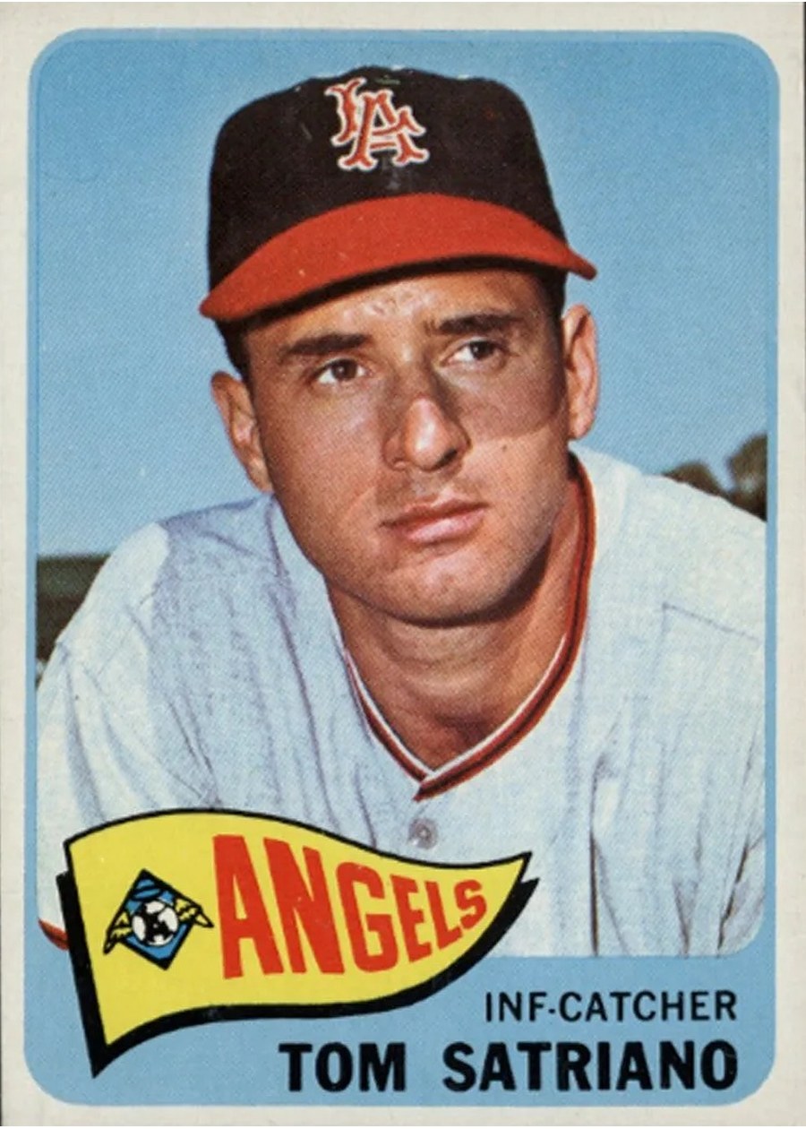 1965 Topps #124 Tom Satriano, Los Angeles Angels