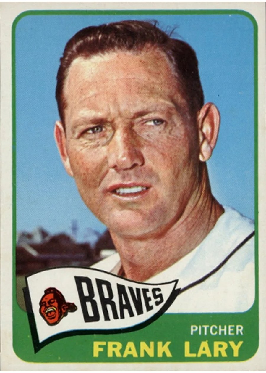 1965 Topps #127 Frank Lary, Milwaukee Braves