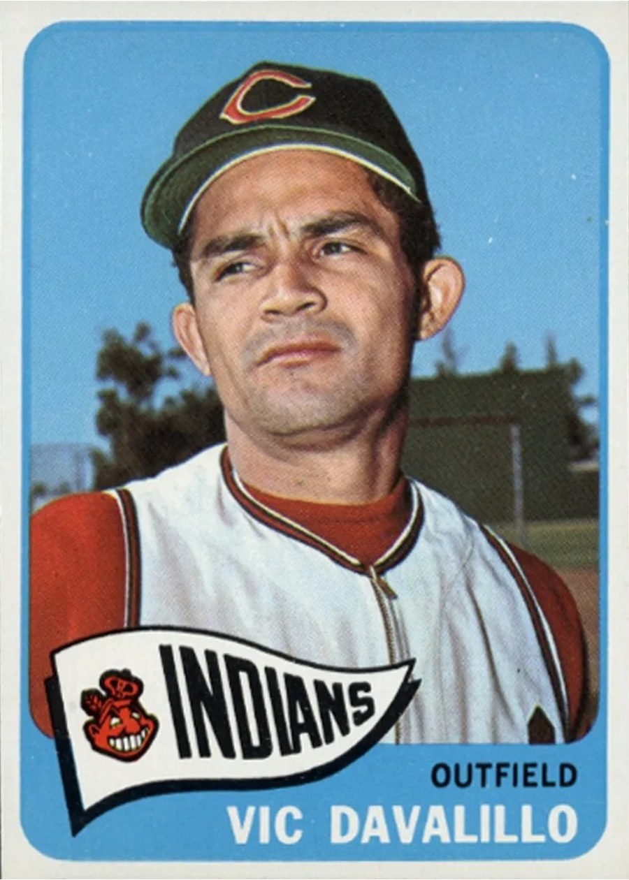 1965 Topps #128 Vic Davalillo, Cleveland Indians