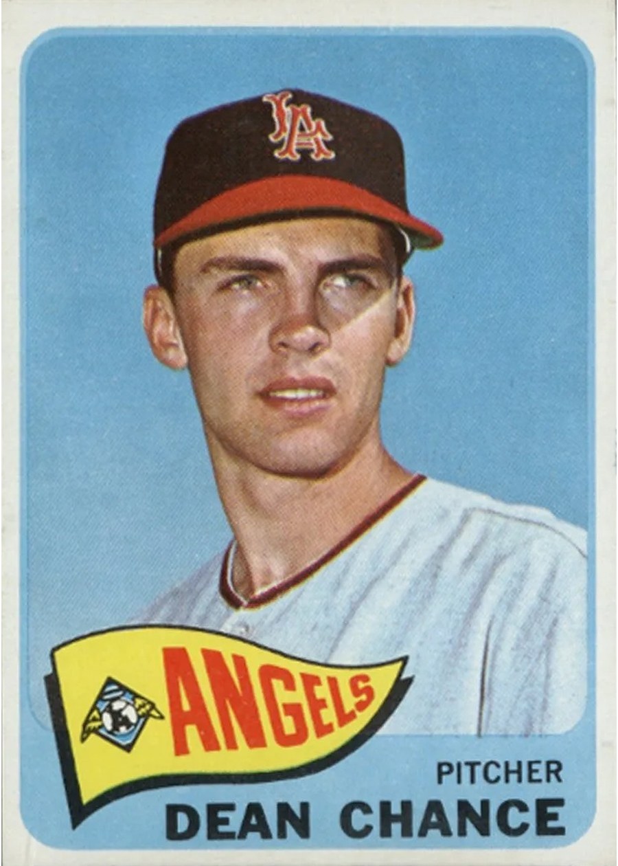 1965 Topps #140 Dean Chance, Los Angeles Angels