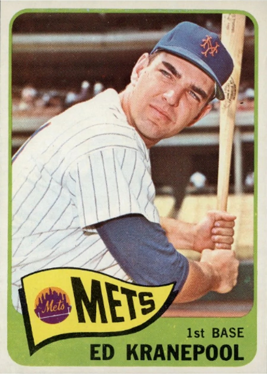 1965 Topps #144 Ed Kranepool, New York Mets