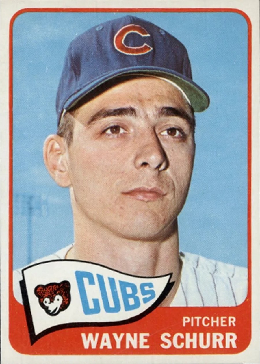 1965 Topps #149 Wayne Schurr, Chicago Cubs