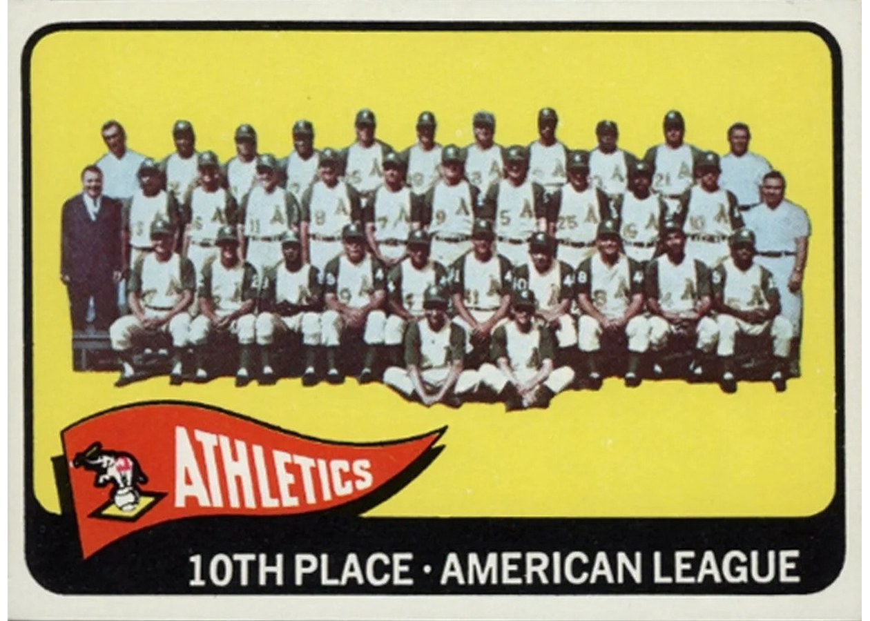 1965 Topps #151 Kansas City Athletics