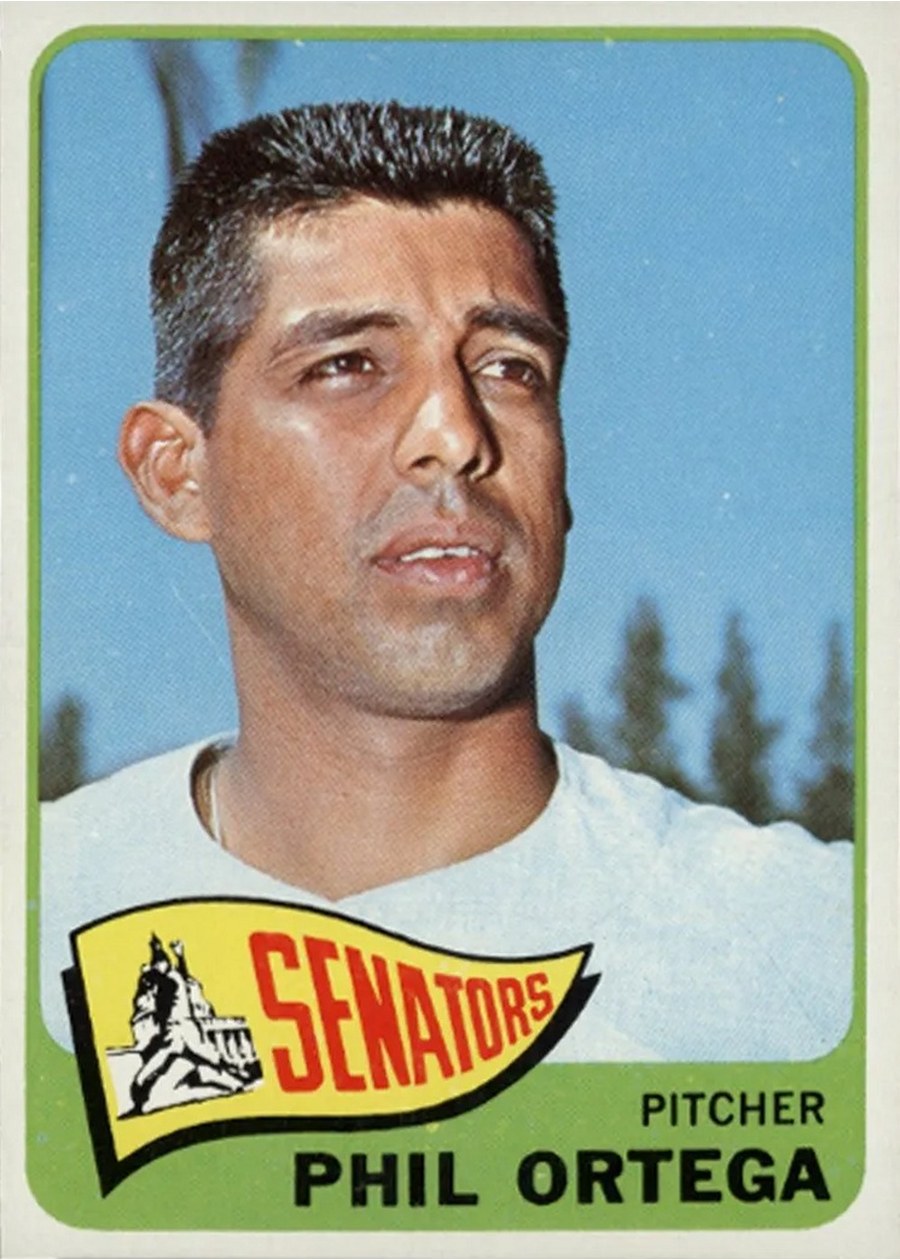 1965 Topps #152 Phil Ortega, Washington Senators