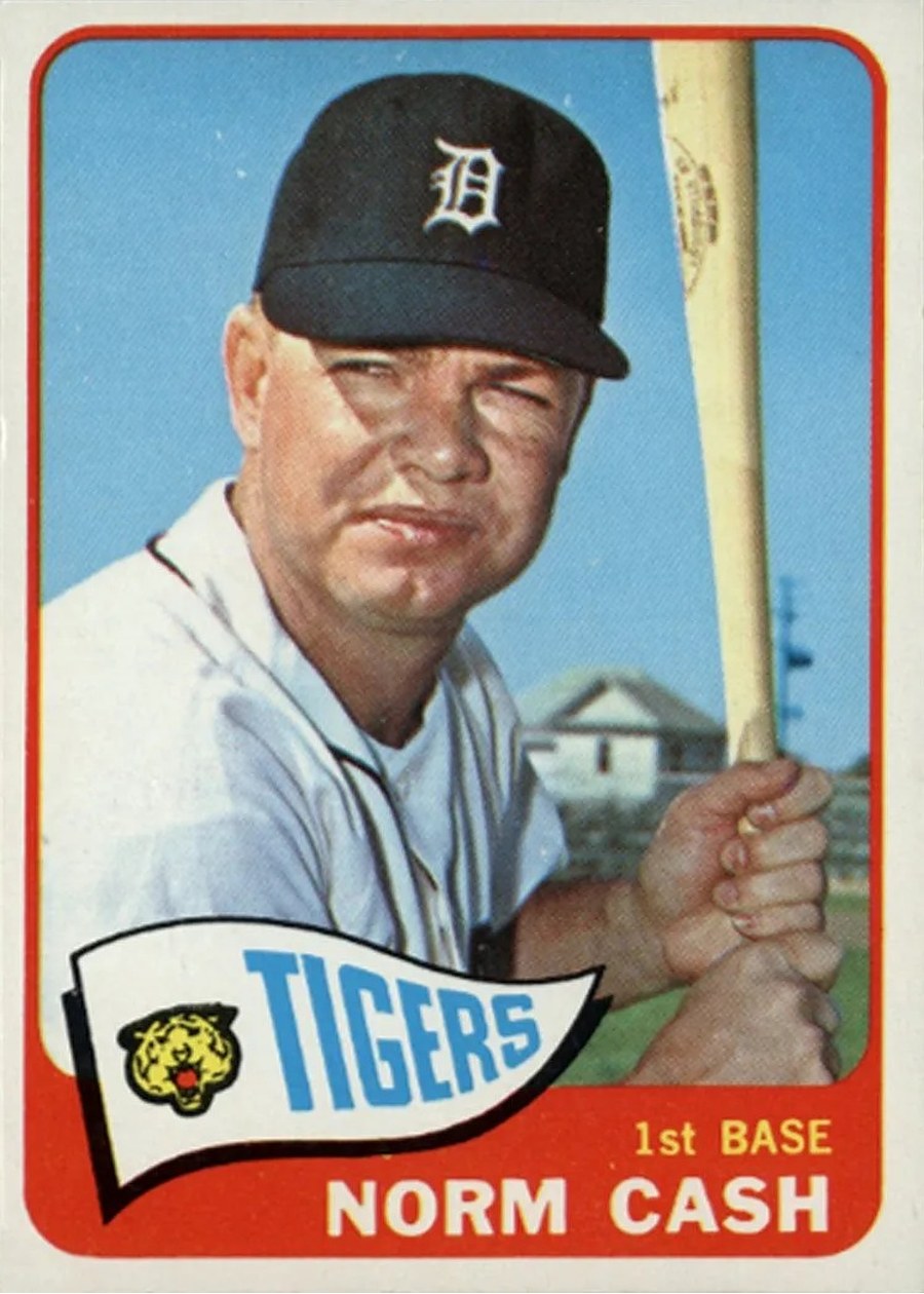 1965 Topps #153 Norm Cash, Detroit Tigers
