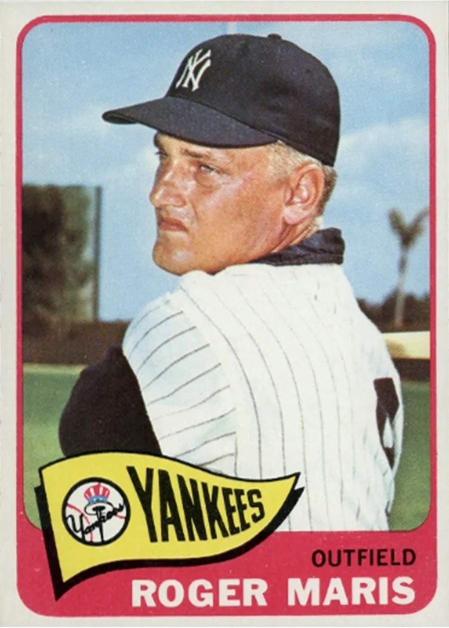 1965 Topps #155 Roger Maris, New York Yankees
