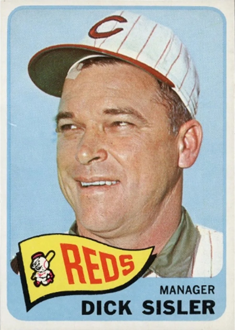 1965 Topps #158 Dick Sisler, Cincinnati Reds