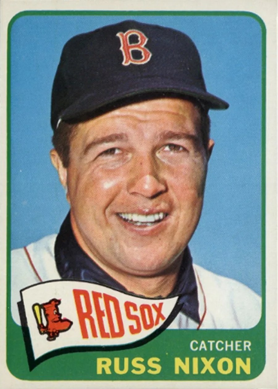 1965 Topps #162 Russ Nixon, Boston Red Sox