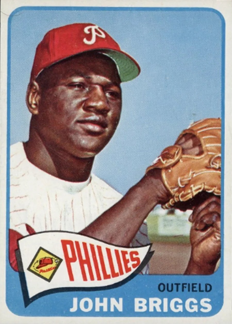 1965 Topps #163 John Briggs, Philadelphia Phillies