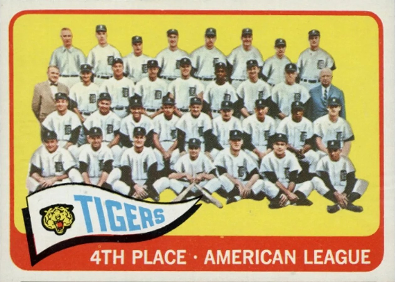 1965 Topps #173 Detroit Tigers