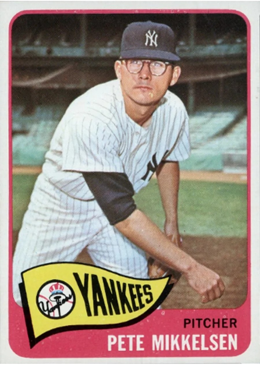 1965 Topps #177 Pete Mikkelsen, New York Yankees