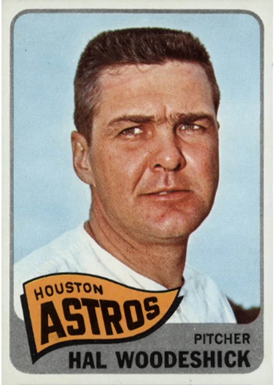 1965 Topps #179 Hal Woodeshick, Houston Astros