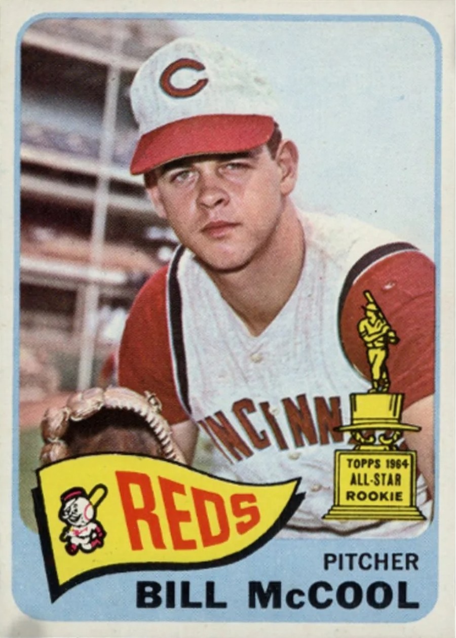 1965 Topps #18 Bill McCool, Cincinnati Reds