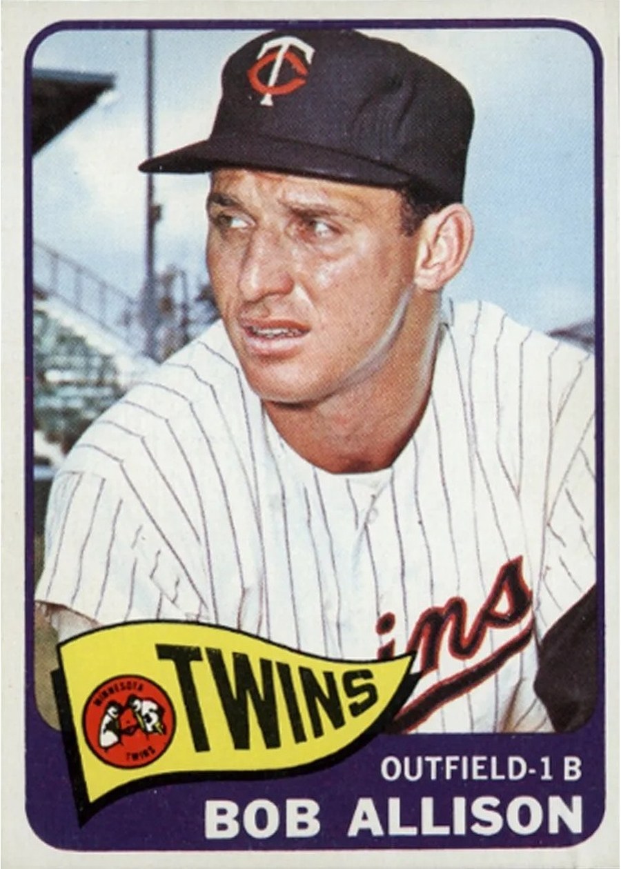 1965 Topps #180 Bob Allison, Minnesota Twins