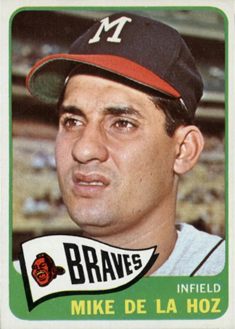 1965 Topps #182 Mike de la Hoz, Milwaukee Braves