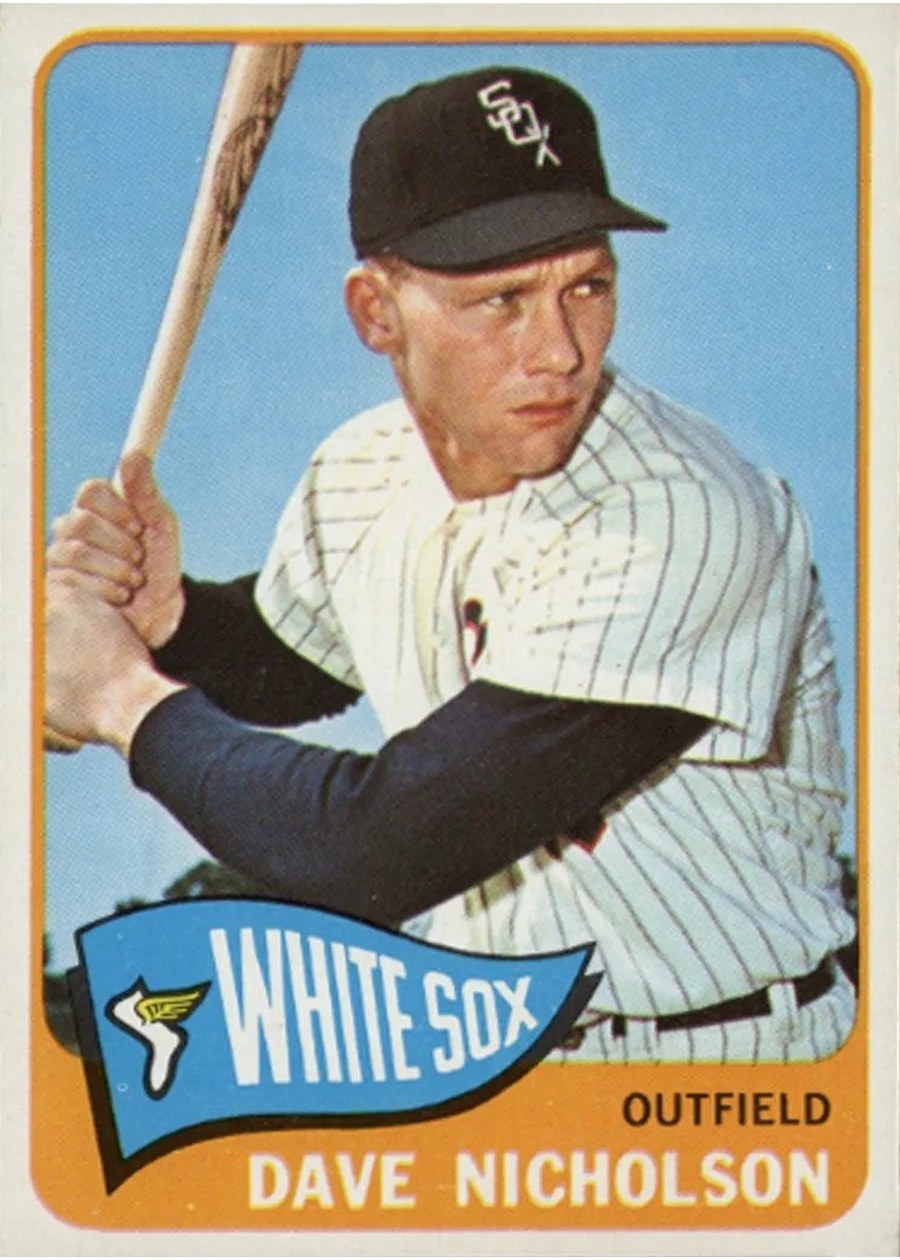 1965 Topps #183 Dave Nicholson, Chicago White Sox