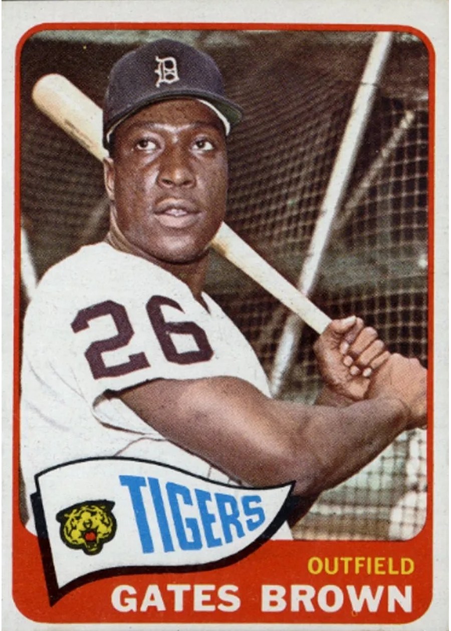 1965 Topps #19 Gates Brown, Detroit Tigers