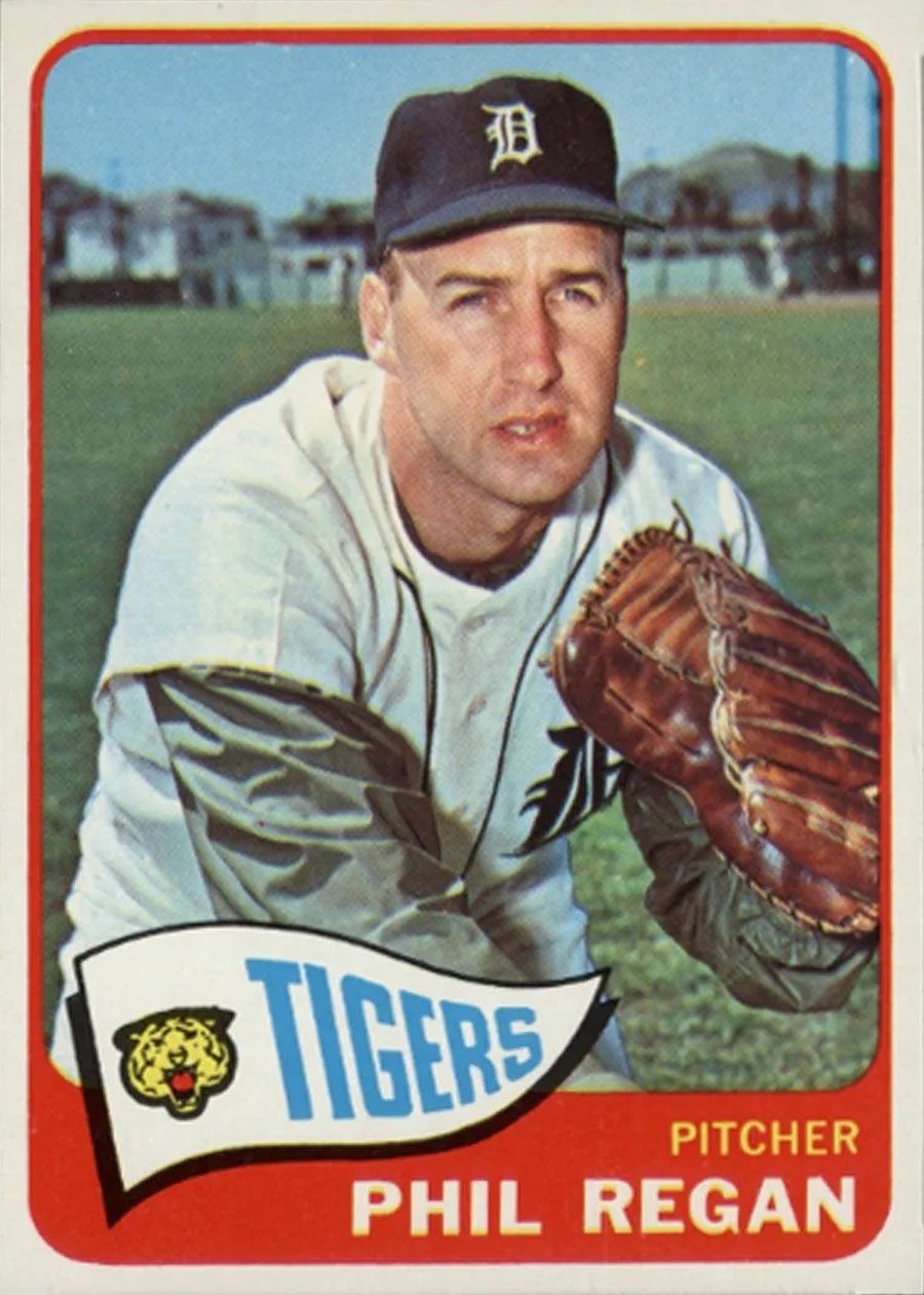 1965 Topps #191 Phil Regan, Detroit Tigers