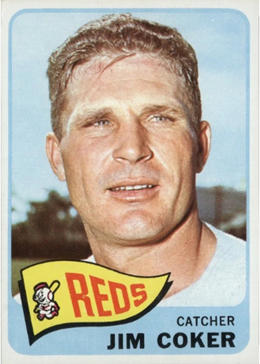 1965 Topps #192 Jim Coker, Cincinnati Reds