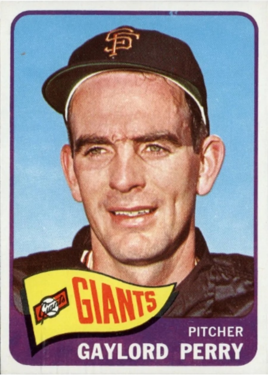 1965 Topps #193 Gaylord Perry, San Francisco Giants