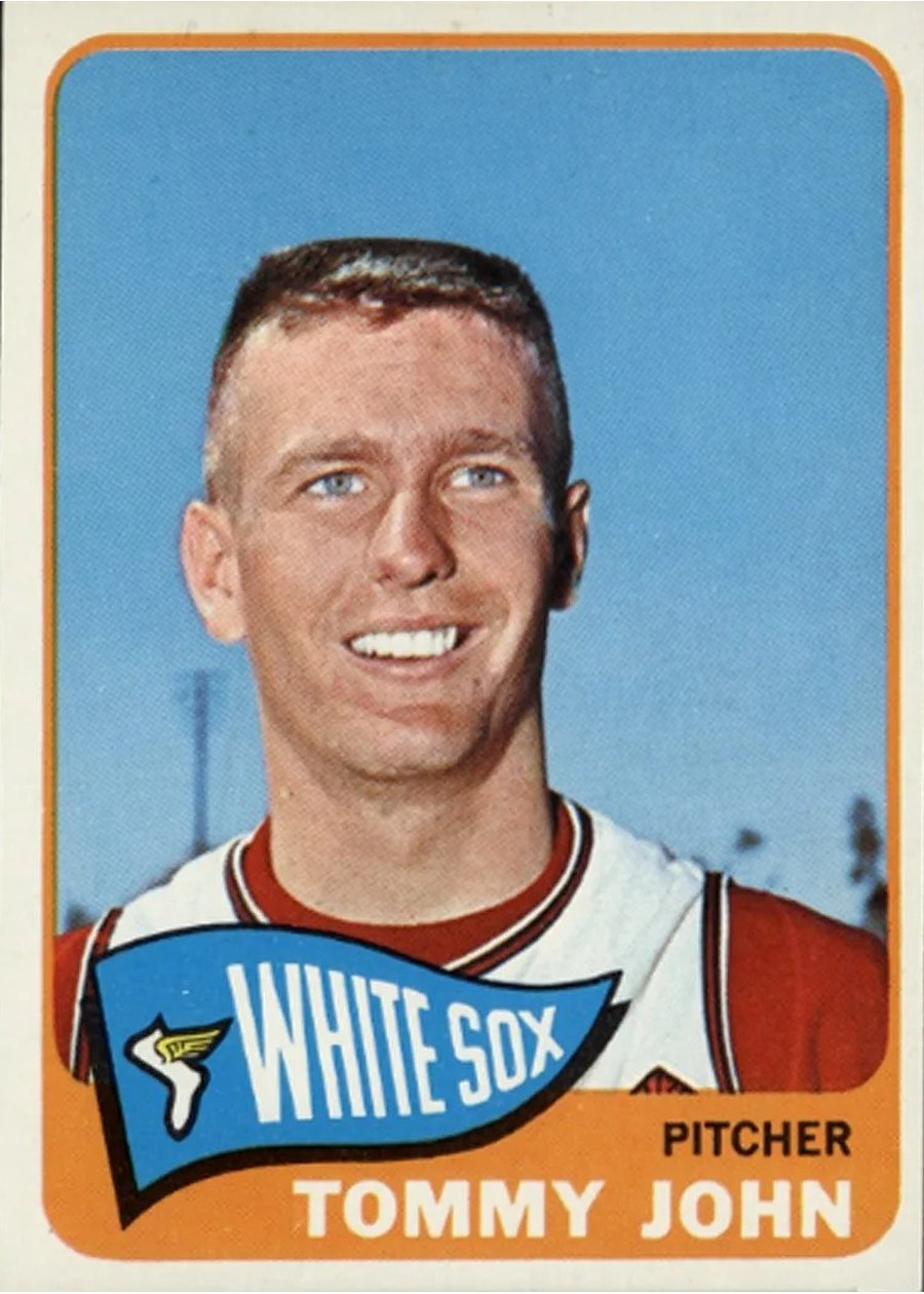 1965 Topps #208 Tommy John, Chicago White Sox