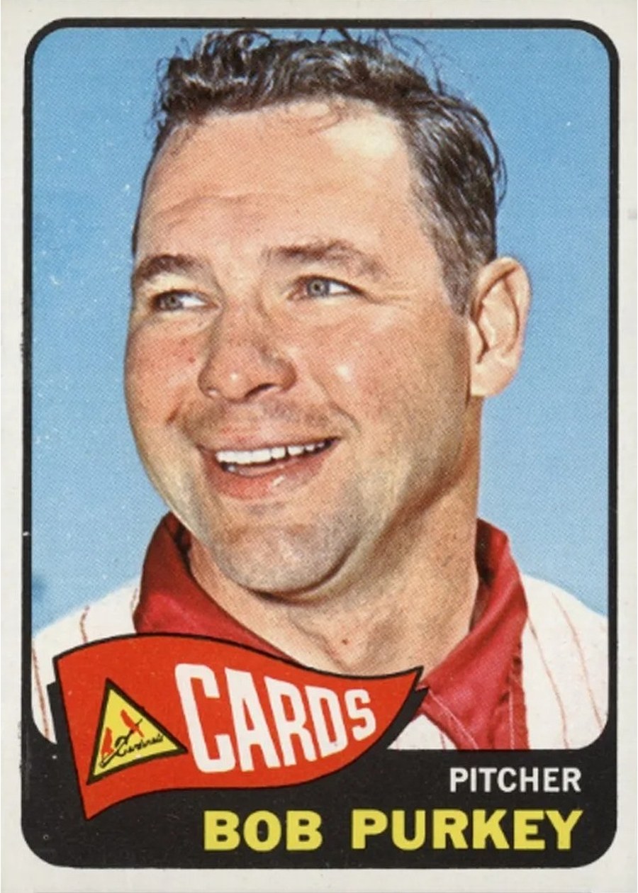 1965 Topps #214 Bob Purkey, St. Louis Cardinals
