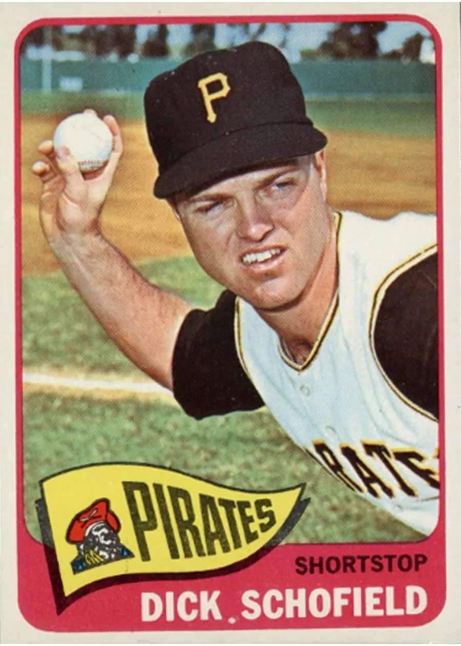 1965 Topps #218 Dick Schofield, Pittsburgh Pirates