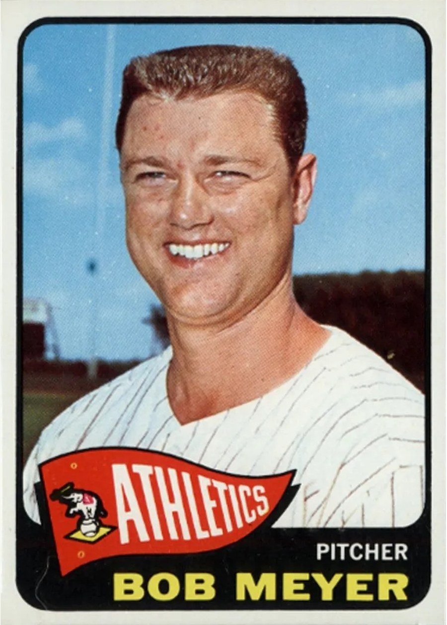 1965 Topps #219 Bob Meyer, Kansas City Athletics