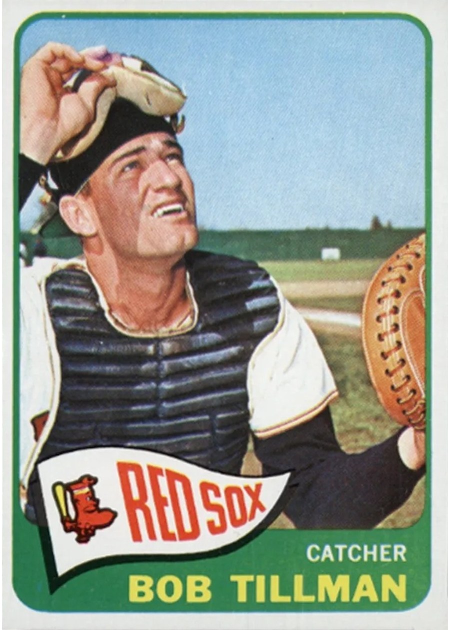 1965 Topps #222 Bob Tillman, Boston Red Sox