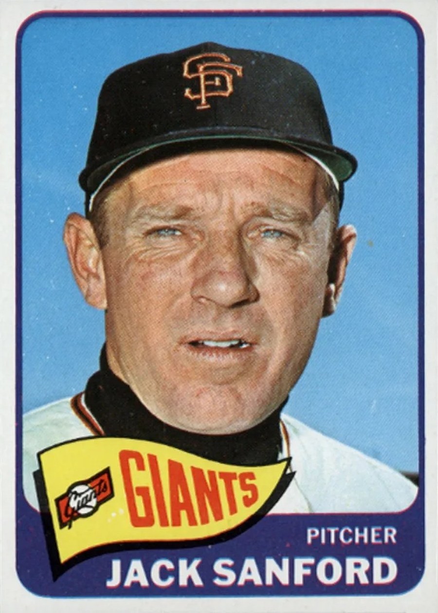 1965 Topps #228 Jack Sanford, San Francisco Giants