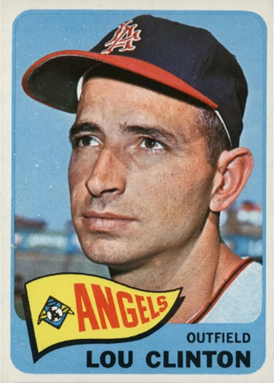 1965 Topps #229 Lou Clinton, Los Angeles Angels
