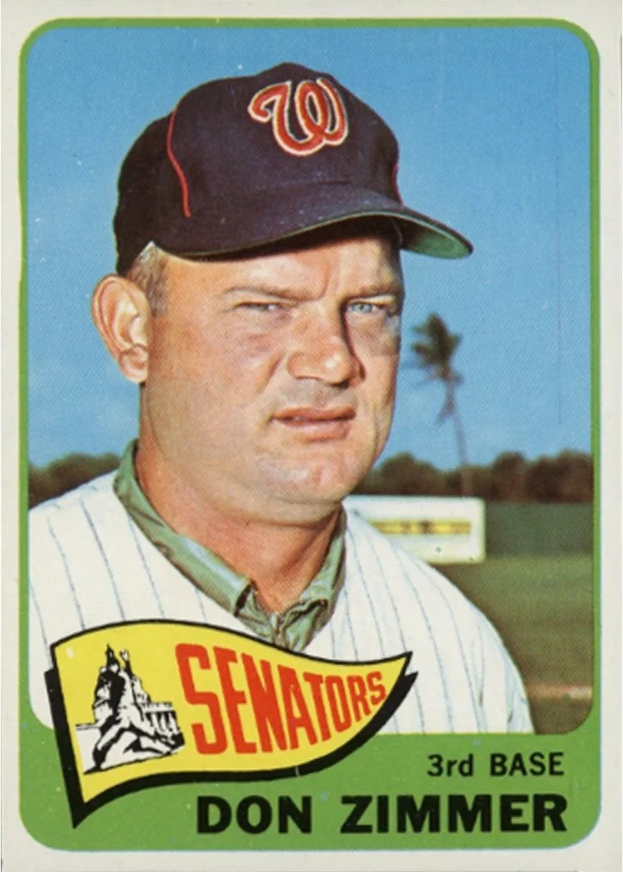 1965 Topps #233 Don Zimmer, Washington Senators
