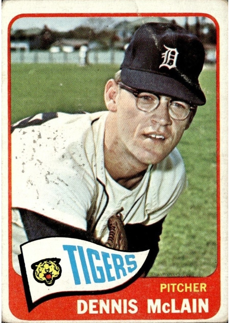 1965 Topps #236 Dennis McLain, Detroit Tigers