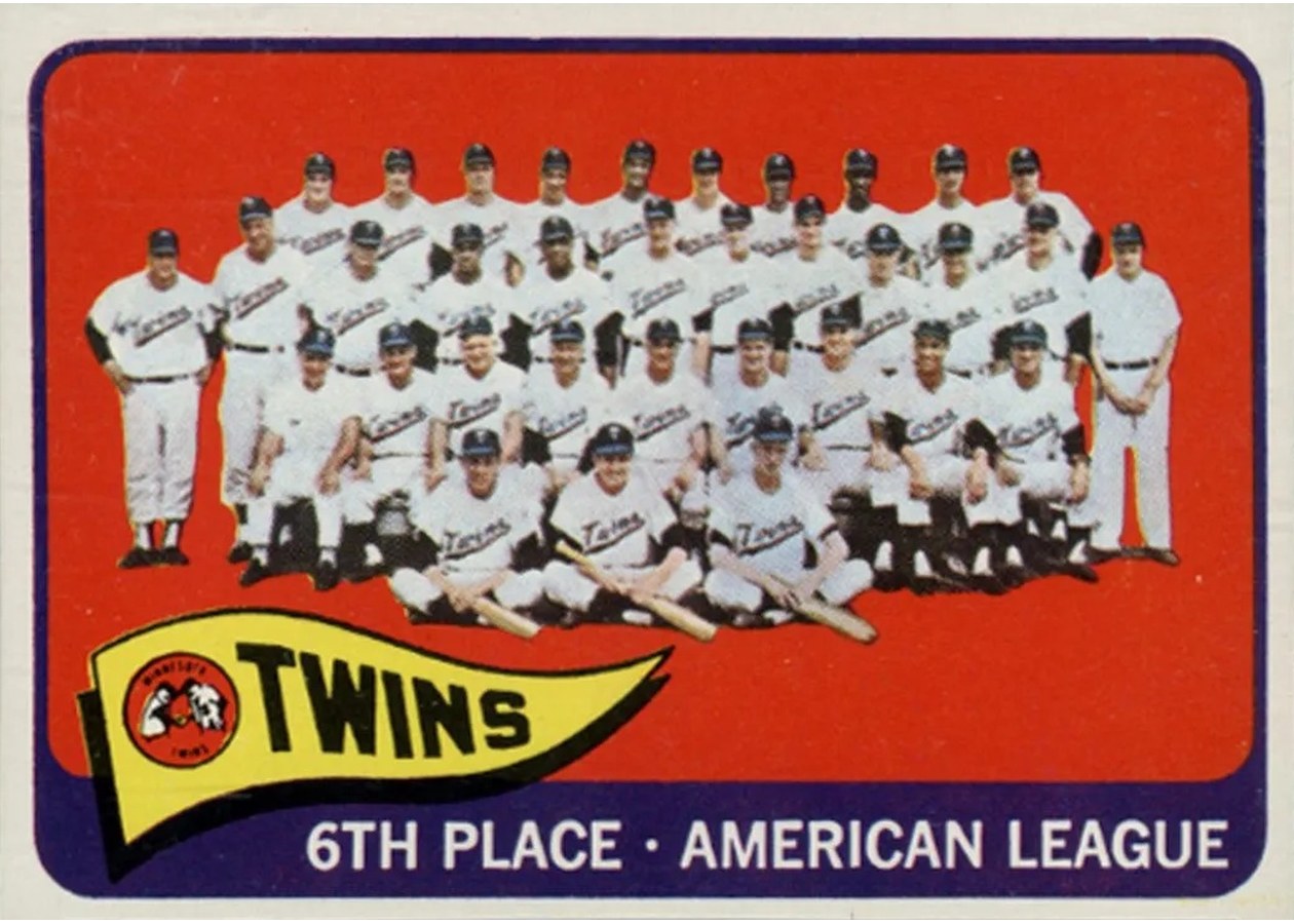 1965 Topps #24 Minnesota Twins