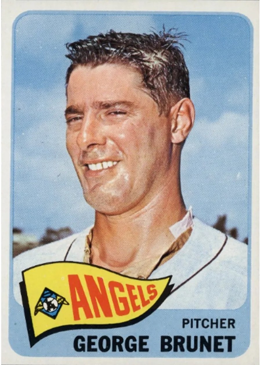 1965 Topps #242 George Brunet, Los Angeles Angels