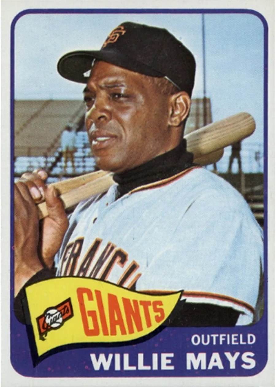 1965 Topps #250 Willie Mays, San Francisco Giants