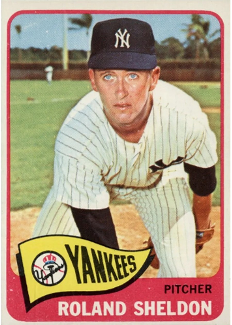 1965 Topps #254 Roland Sheldon, New York Yankees