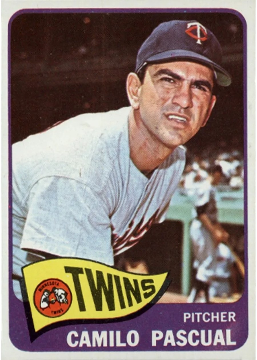 1965 Topps #255 Camilo Pascual, Minnesota Twins