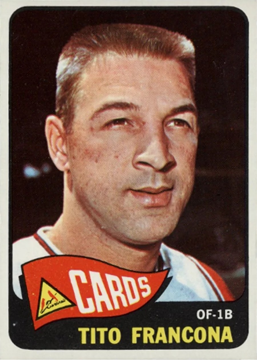 1965 Topps #256 Tito Francona, St. Louis Cardinals