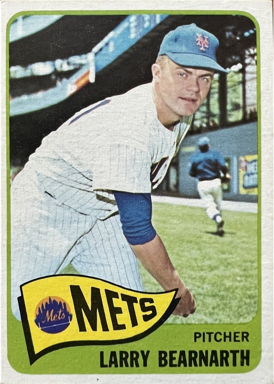 1965 Topps #258 Larry Bearnarth, New York Mets